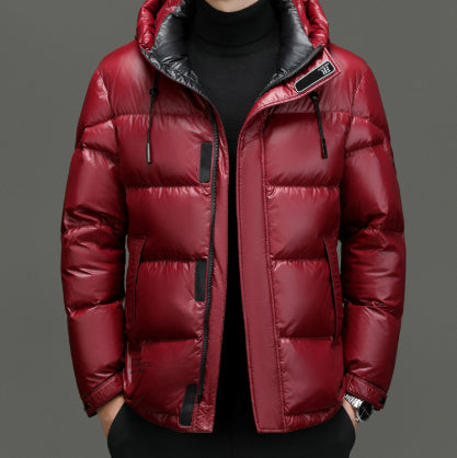 New Style Casual Windproof And Cold-resistant Jacket With Detachable Hood TRENDFLOW