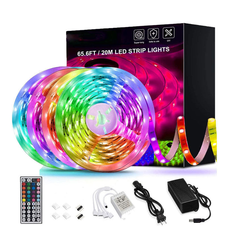 LED Strip Lights Lamp 5050 RGB Flexible Tape Diode 5M Controller Room Decor TV Computer BackLight Decoration Christmas TRENDFLOW