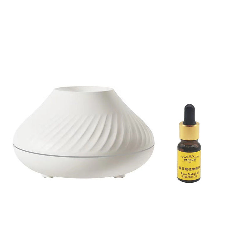 Drop Shipping RGB 130ML Flame Humidifier Diffuser Aroma Essential Oil Fire Flame Aroma Diffuser TRENDFLOW