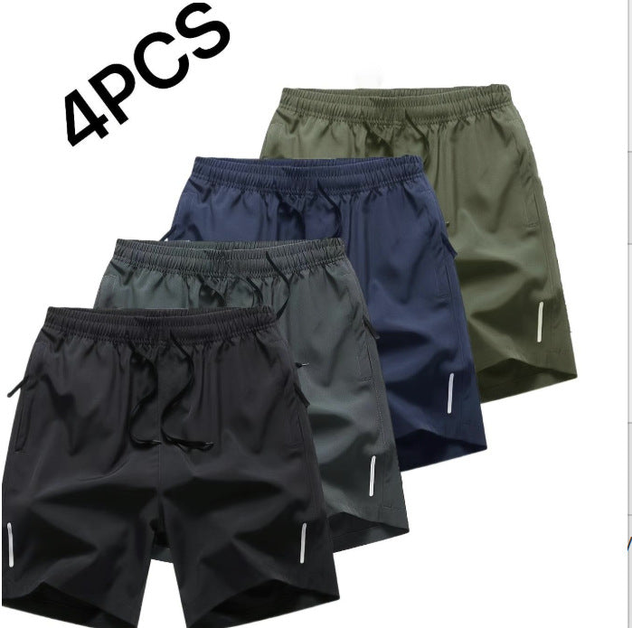 Fashionable Zippered Pocket Casual Men&