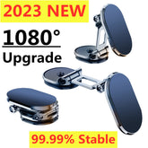 Rotate Metal Magnetic Car Phone Holder Foldable Universal Mobile Phone Stand Air Vent Magnet Mount GPS Support TRENDFLOW
