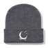Amazon Embroidered Knitted Hat With Moon And Stars Design AutumnWinter Wool Hat TRENDFLOW