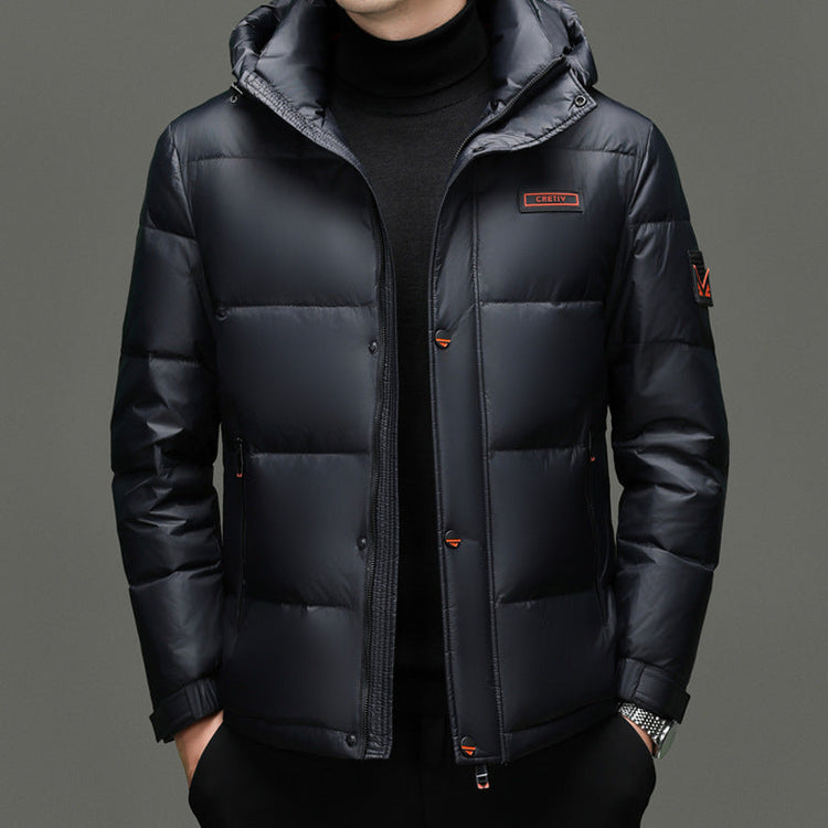 New Style Casual Windproof And Cold-resistant Jacket With Detachable Hood TRENDFLOW