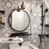 Bathroom wall bathroom mirror wall hanging decorative mirror TRENDFLOW