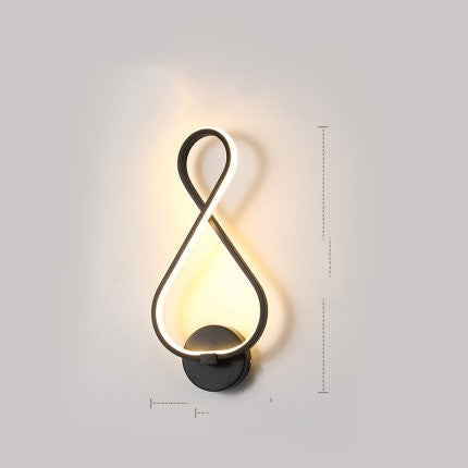 led wall lamp nordic minimalist bedroom bedside lamp TRENDFLOW