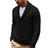 Casual Long-sleeve Sweater With A Turn-down Collar And Pockets TRENDFLOW