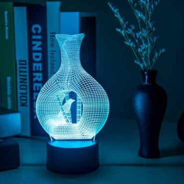 Creative 3D night light LED lamp TRENDFLOW