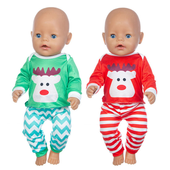 Doll Clothes Vinyl Doll Clothes Bjd Dress Up Christmas Clothes Set