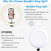 Compatible with Apple, Video Light, Dimmable Light, Selfie Led Ring Light, Usb Ring Light, With Tripod Frame Light TRENDFLOW