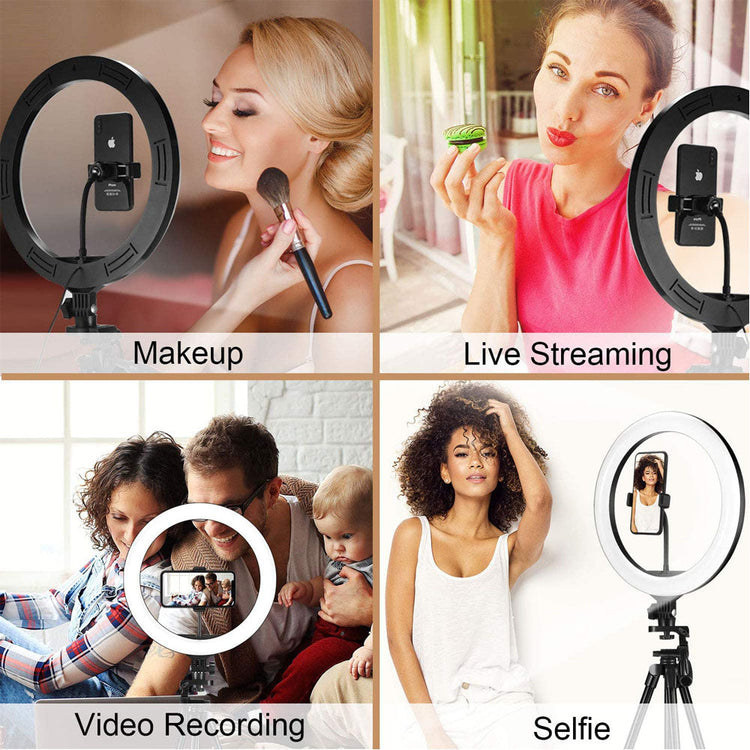 Compatible with Apple, Video Light, Dimmable Light, Selfie Led Ring Light, Usb Ring Light, With Tripod Frame Light TRENDFLOW