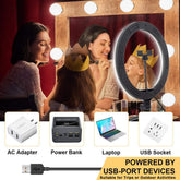 Compatible with Apple, Video Light, Dimmable Light, Selfie Led Ring Light, Usb Ring Light, With Tripod Frame Light TRENDFLOW