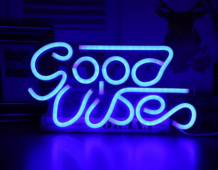 Led Transparent Backboard Neon Light Special-Shaped Wall Hanging Decorative Lights TRENDFLOW