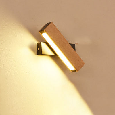 Wooden LED Wall Lamp Modern Adjustable Lighting Bar Restaurant Living Room Porch Wall Lamps Corridor Home Decor TRENDFLOW