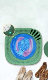 Mini Portable Washing Machine Fully Automatic Dormitory Travel Underwear Washing Machine TRENDFLOW