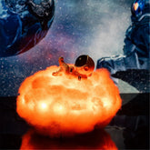 LED Colorful Clouds Astronaut Lamp With Rainbow Effect As Children&