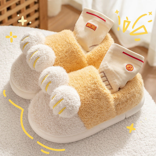 Cotton Slippers With Back Support Home TRENDFLOW