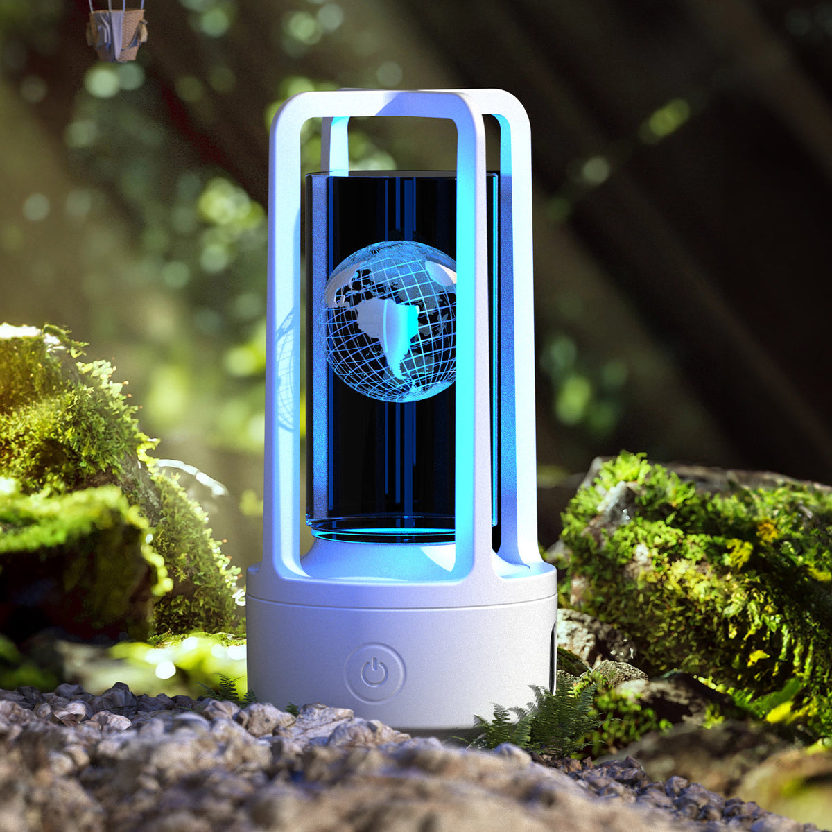 Creative 2 In 1 Audio Acrylic Crystal Lamp And Bluetooth Speaker Valentine&