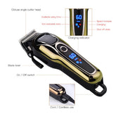 Professional Hair Clipper Rechargeable Electric Beard Trimmer TRENDFLOW