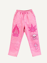 Elastic-waist Printed Sweatpants Casual Trousers TRENDFLOW