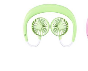Charging portable lazy fan student desktop fan hanging neck fan TRENDFLOW