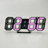3D LED Wall Digital Clock TRENDFLOW