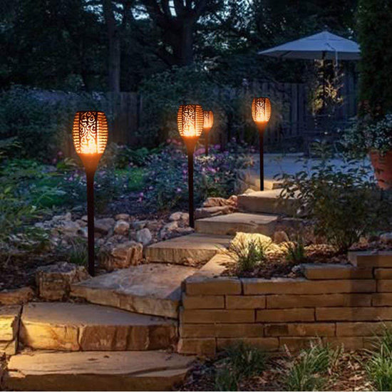 LED Waterproof  Solar Torch Light Lamp Outdoor Landscape Decoration Garden Lawn Light TRENDFLOW