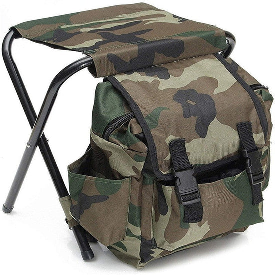 Backpack-style Casual Outdoor Camping Portable Foldable Hiking Fishing Stool TRENDFLOW