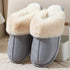 Large-sized Cotton Slippers For Women Autumn And Winter Couple&