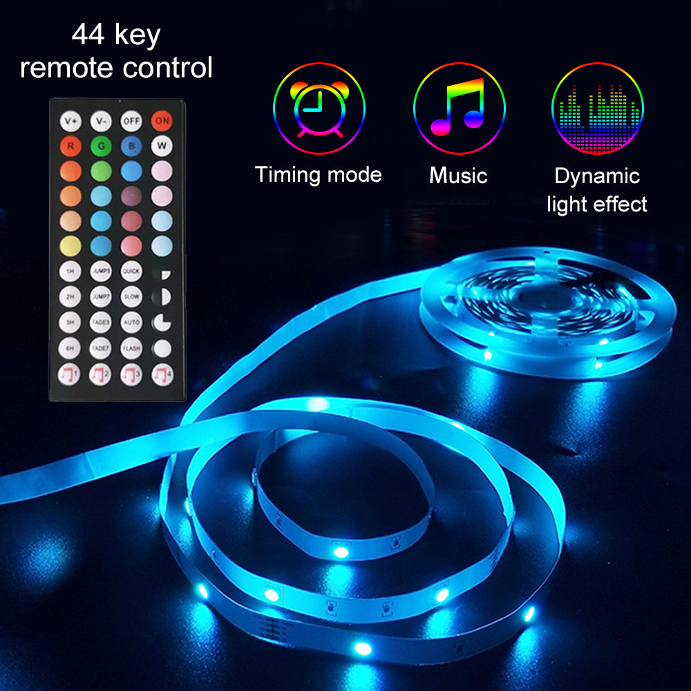 LED Strip Lights Lamp 5050 RGB Flexible Tape Diode 5M Controller Room Decor TV Computer BackLight Decoration Christmas TRENDFLOW