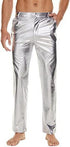 Shiny Disco Pants Wet Party Dance Straight Pants TRENDFLOW