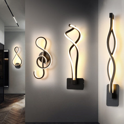 led wall lamp nordic minimalist bedroom bedside lamp TRENDFLOW