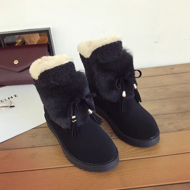 New Style Mid-length Snow Boots For Kids And Students TRENDFLOW