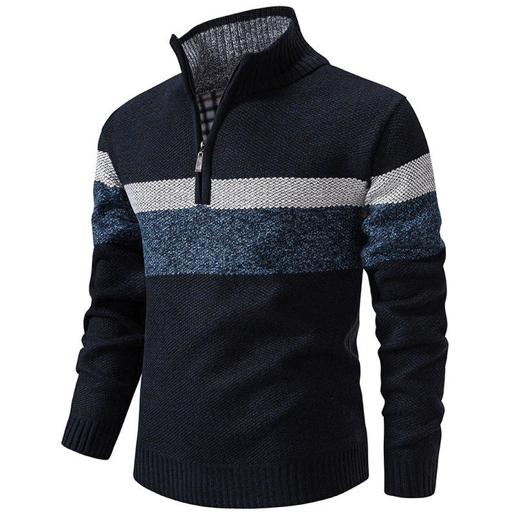 Stand-collar Warm Knitted Sweater Pullover TRENDFLOW
