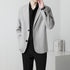 Summer Drapey Black Blazer For Men TRENDFLOW