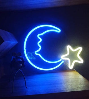 LED Neon Light, Acrylic Back Panel, Room Decoration Night Light TRENDFLOW