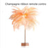 Feather Lamp Nordic Desk Lamp European-Style Bedroom Bedside Feather Table Lamp Night Light Table Lamp Decoration Modern TRENDFLOW