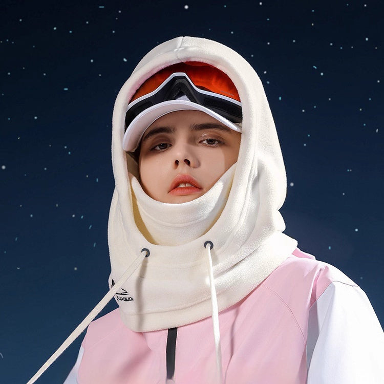 Windproof And Cold-proof Outdoor Cycling Fleece-lined Warm Face Mask TRENDFLOW