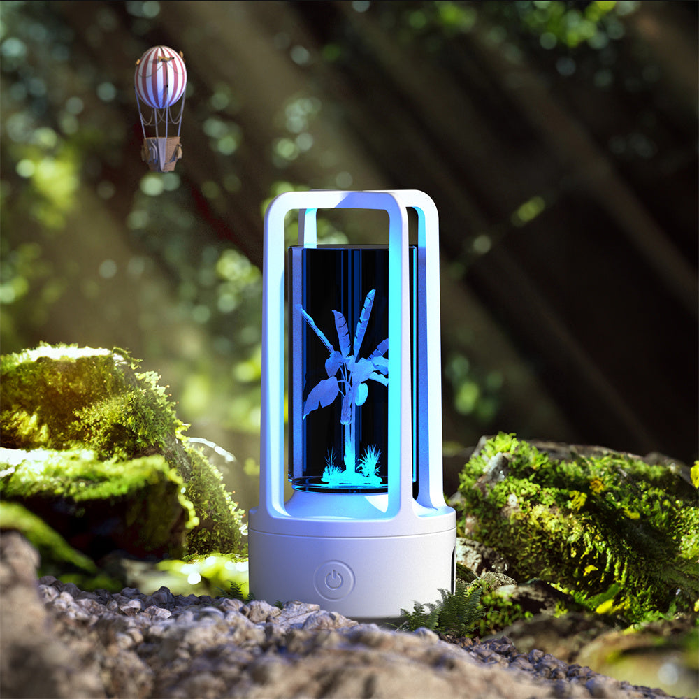Creative 2 In 1 Audio Acrylic Crystal Lamp And Bluetooth Speaker Valentine&