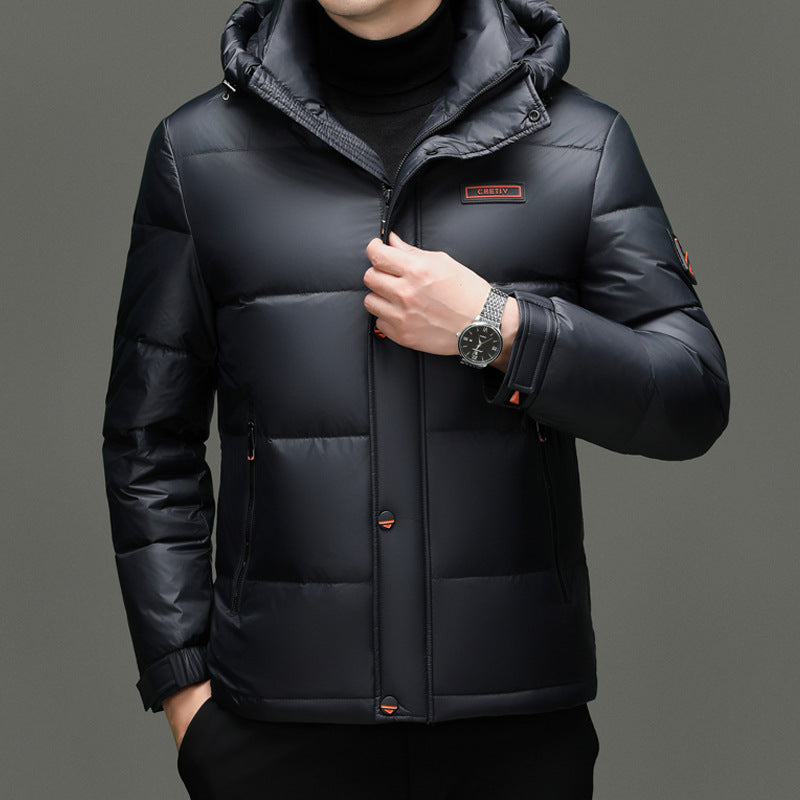 New Style Casual Windproof And Cold-resistant Jacket With Detachable Hood TRENDFLOW