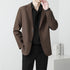 Summer Drapey Black Blazer For Men TRENDFLOW