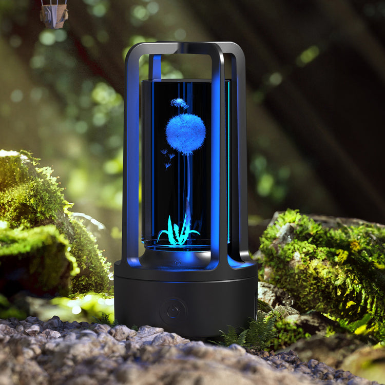 Creative 2 In 1 Audio Acrylic Crystal Lamp And Bluetooth Speaker Valentine&