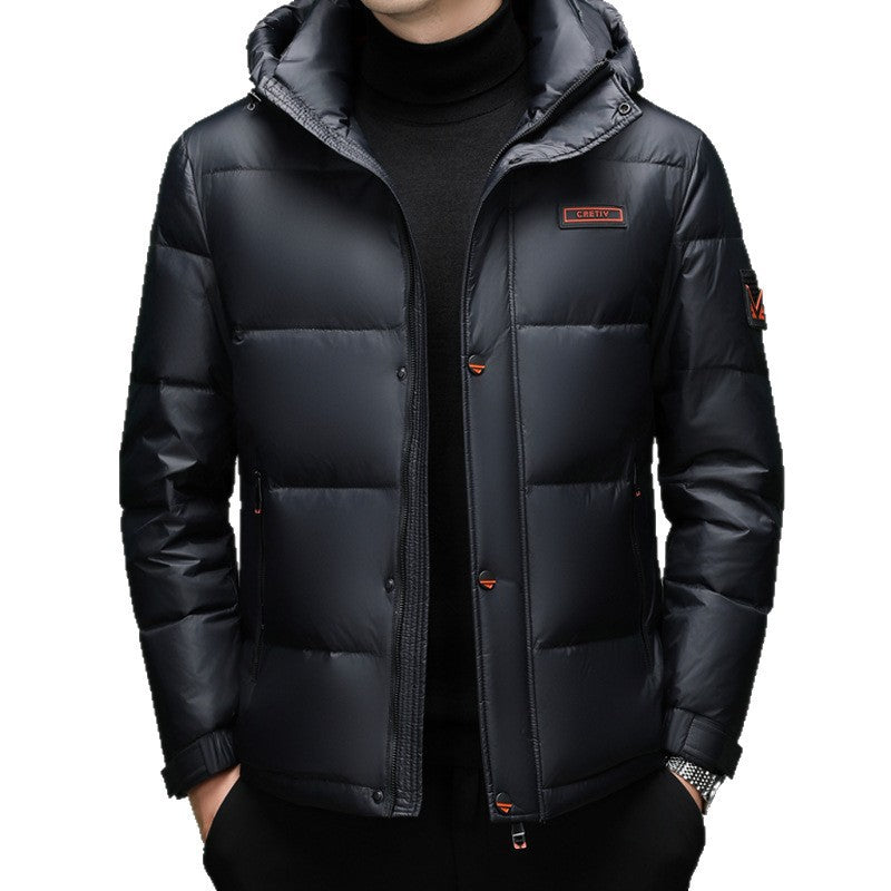 New Style Casual Windproof And Cold-resistant Jacket With Detachable Hood TRENDFLOW