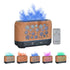 Christmas Snowflake Pattern Humidifier Household Colorful Aromatherapy Humidifier Atmosphere Colorful Diffuser TRENDFLOW