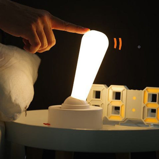 Toggle Light Indoor Bedroom Bedside Atmosphere Light Silicone USB Rechargeable Wall Light Silicone Small Night Lamp Decoration Home Decor TRENDFLOW