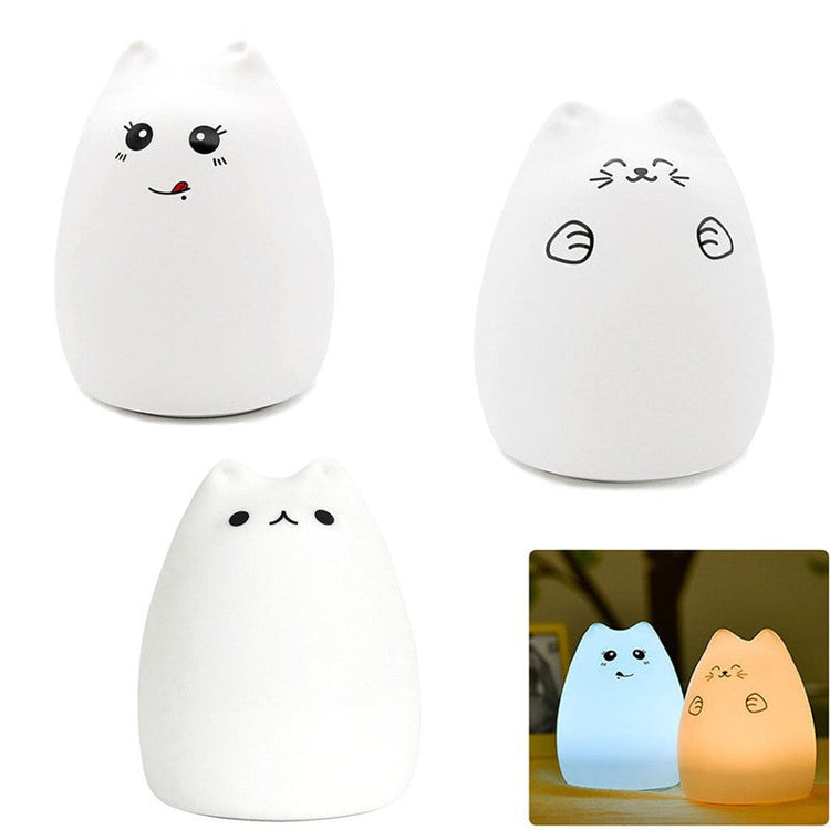 Silicone Touch Sensor LED Night Light For Children Baby Kids TRENDFLOW