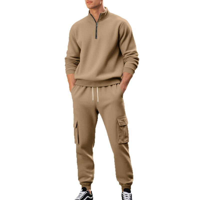 Fleece-lined Thermal Zip-up Men&