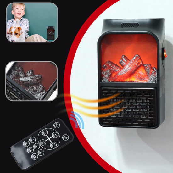 Flame Heater Household Mini Heater Multifunctional Heater TRENDFLOW