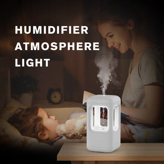 New Air Humidifier Home Quiet Bedroom Anti-Gravity Water Drop Humidifier Atmosphere Light TRENDFLOW