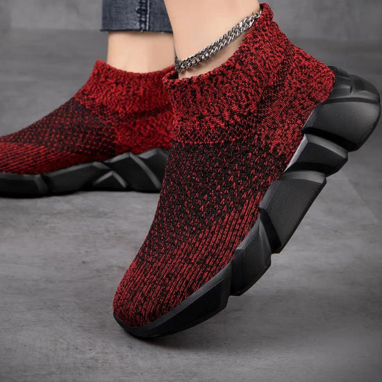 Cold-bonded Plus-size Sock Shoes Women&