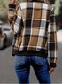 European And American Autumn And Winter Plaid Baseball Jacket Jacket TRENDFLOW